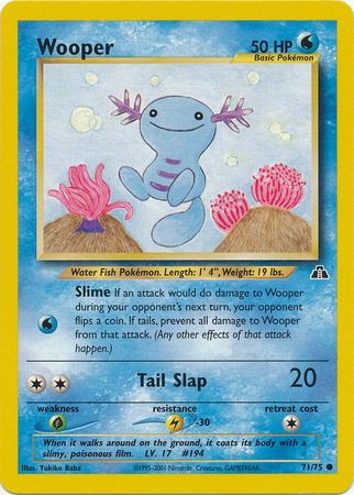 Wooper (71/75) [Neo Discovery Unlimited] | Event Horizon Hobbies CA