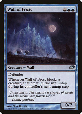 Wall of Frost [Planechase 2012] | Event Horizon Hobbies CA