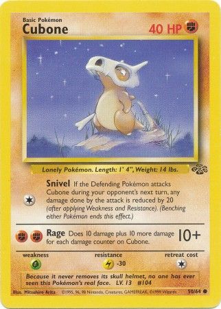 Cubone (50/64) [Jungle Unlimited] | Event Horizon Hobbies CA