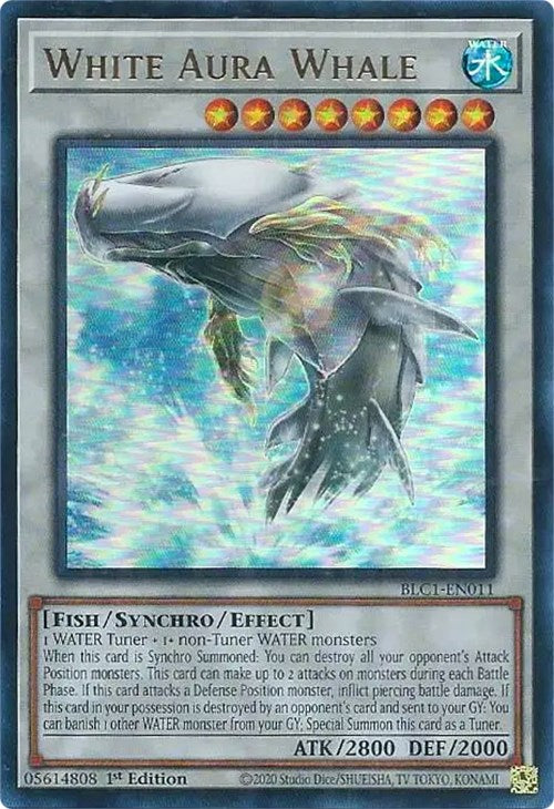 White Aura Whale [BLC1-EN011] Ultra Rare | Event Horizon Hobbies CA