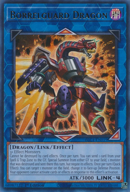 Borrelguard Dragon [BLC1-EN019] Ultra Rare | Event Horizon Hobbies CA