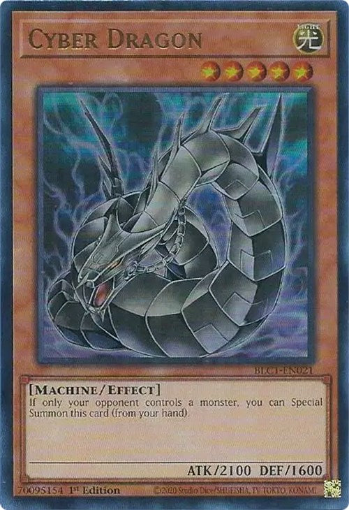 Cyber Dragon (Alternate Art) [BLC1-EN021] Ultra Rare | Event Horizon Hobbies CA