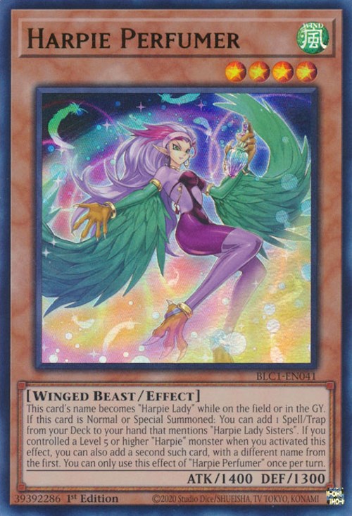 Harpie Perfumer [BLC1-EN041] Ultra Rare | Event Horizon Hobbies CA