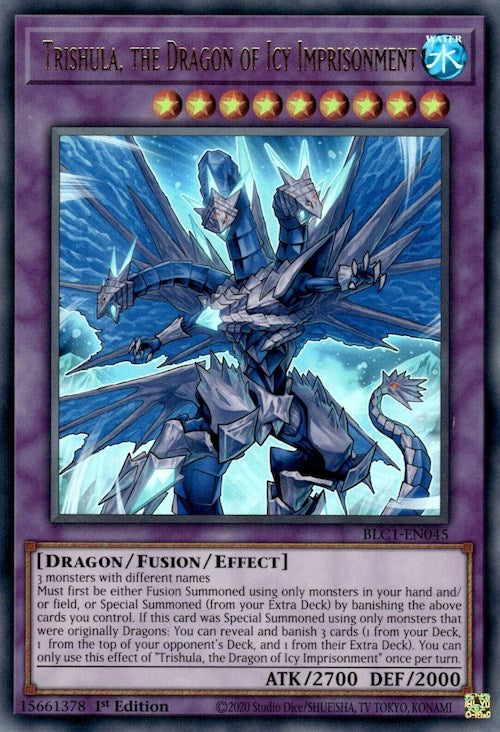 Trishula, the Dragon of Icy Imprisonment [BLC1-EN045] Ultra Rare | Event Horizon Hobbies CA