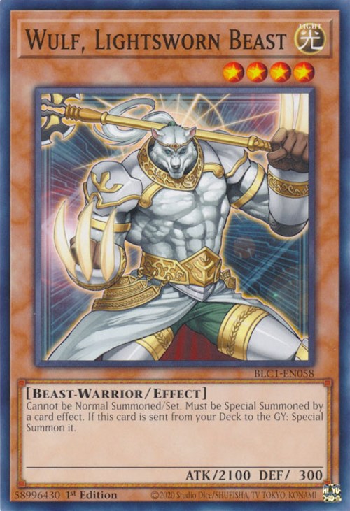 Wulf, Lightsworn Beast [BLC1-EN058] Common | Event Horizon Hobbies CA