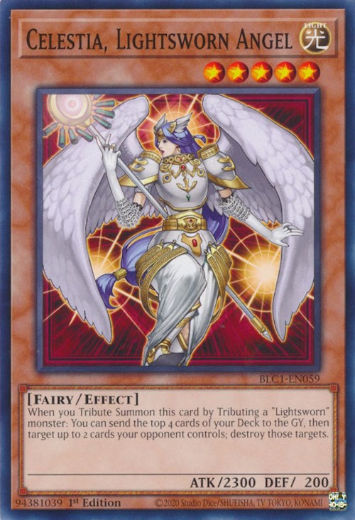 Celestia, Lightsworn Angel [BLC1-EN059] Common | Event Horizon Hobbies CA