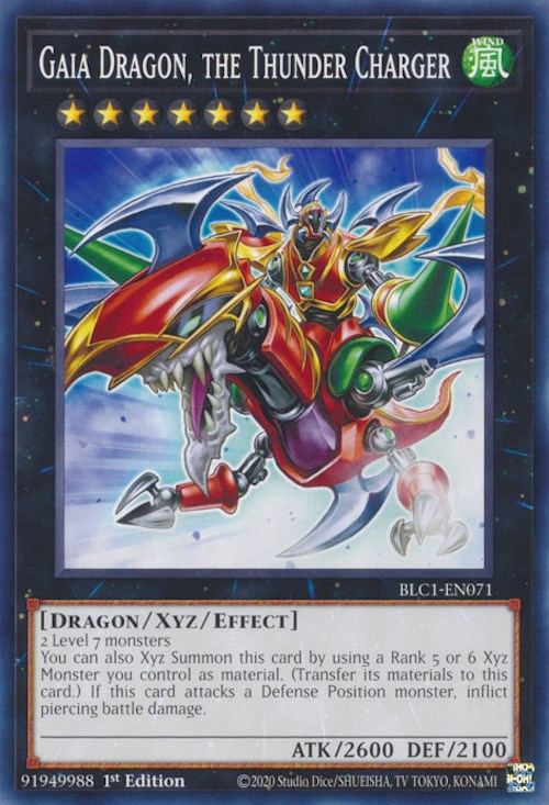 Gaia Dragon, the Thunder Charger [BLC1-EN071] Common | Event Horizon Hobbies CA