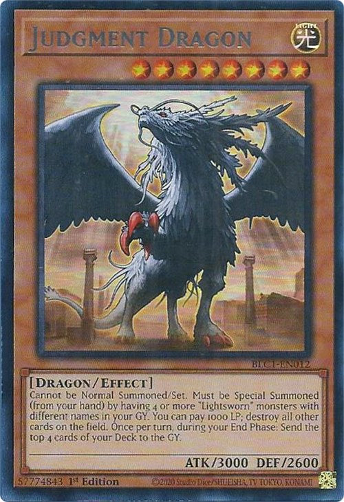 Judgment Dragon (Silver) [BLC1-EN012] Ultra Rare | Event Horizon Hobbies CA