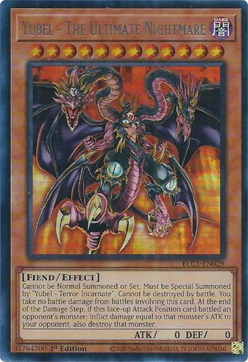 Yubel - The Ultimate Nightmare (Silver) [BLC1-EN029] Ultra Rare | Event Horizon Hobbies CA