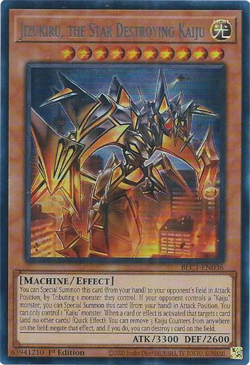 Jizukiru, the Star Destroying Kaiju (Silver) [BLC1-EN036] Ultra Rare | Event Horizon Hobbies CA