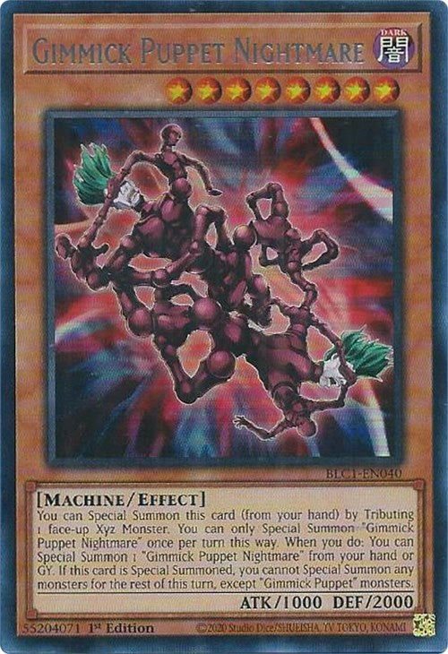 Gimmick Puppet Nightmare (Silver) [BLC1-EN040] Ultra Rare | Event Horizon Hobbies CA