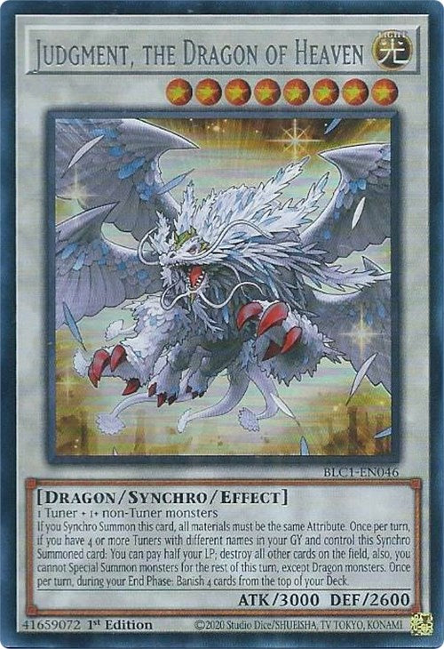 Judgment, the Dragon of Heaven (Silver) [BLC1-EN046] Ultra Rare | Event Horizon Hobbies CA