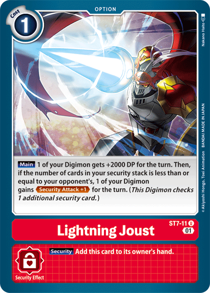 Lightning Joust [ST7-11] [Starter Deck: Gallantmon] | Event Horizon Hobbies CA