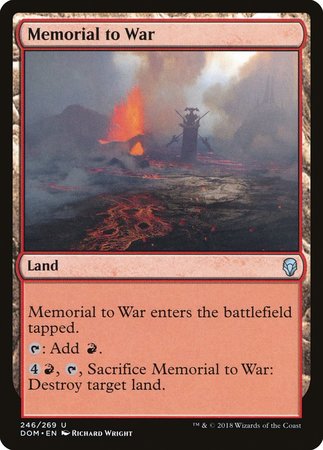 Memorial to War [Dominaria] | Event Horizon Hobbies CA