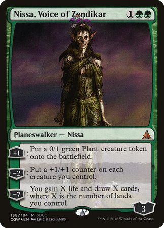 Nissa, Voice of Zendikar SDCC 2016 EXCLUSIVE [San Diego Comic-Con 2016] | Event Horizon Hobbies CA