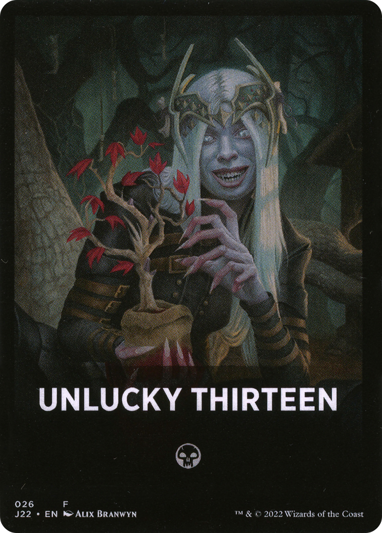 Unlucky Thirteen Theme Card [Jumpstart 2022 Front Cards] | Event Horizon Hobbies CA