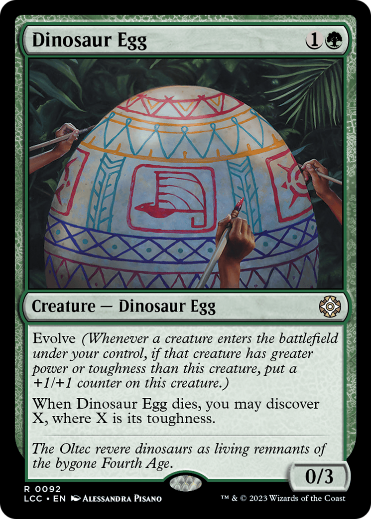 Dinosaur Egg [The Lost Caverns of Ixalan Commander] | Event Horizon Hobbies CA