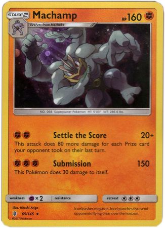 Machamp (65/145) (Cosmos Holo) [Sun & Moon: Guardians Rising] | Event Horizon Hobbies CA