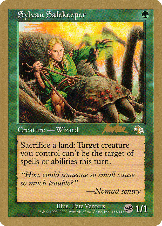 Sylvan Safekeeper (Brian Kibler) (SB) [World Championship Decks 2002] | Event Horizon Hobbies CA