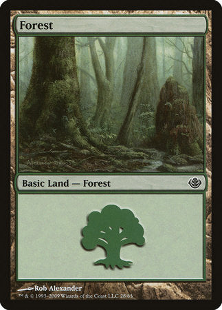 Forest (28) [Duel Decks: Garruk vs. Liliana] | Event Horizon Hobbies CA