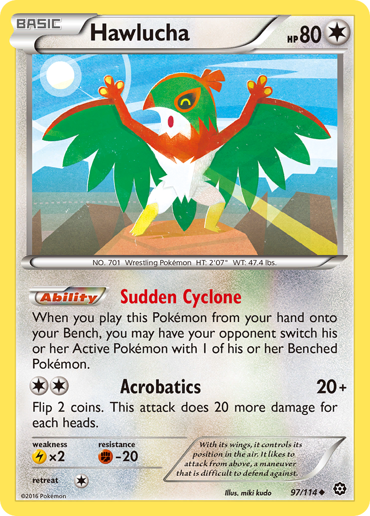 Hawlucha (97/114) [XY: Steam Siege] | Event Horizon Hobbies CA