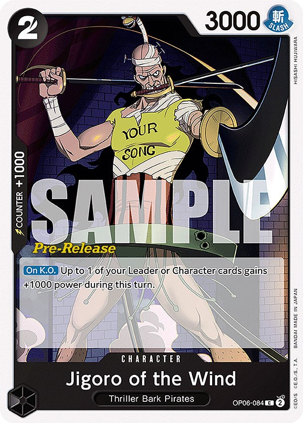 Jigoro of the Wind [Wings of the Captain Pre-Release Cards] | Event Horizon Hobbies CA