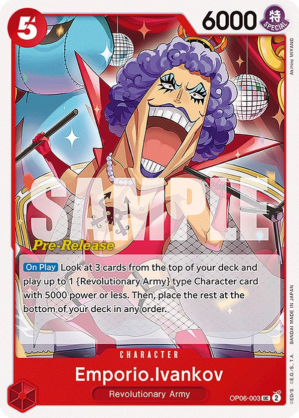 Emporio.Ivankov [Wings of the Captain Pre-Release Cards] | Event Horizon Hobbies CA