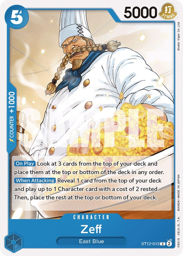 Zeff [Starter Deck: Zoro and Sanji] | Event Horizon Hobbies CA