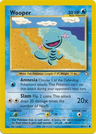 Wooper (82/111) [Neo Genesis Unlimited] | Event Horizon Hobbies CA