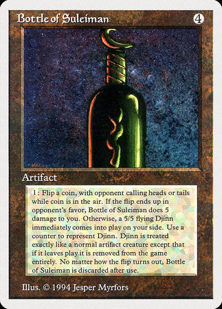 Bottle of Suleiman [Summer Magic / Edgar] | Event Horizon Hobbies CA