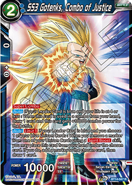 SS3 Gotenks, Combo of Justice (BT14-047) [Cross Spirits] | Event Horizon Hobbies CA