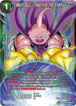 Majin Buu, Thwarting the Enemy (BT14-083) [Cross Spirits] | Event Horizon Hobbies CA