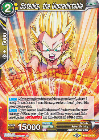 Gotenks, the Unpredictable (BT8-078) [Malicious Machinations] | Event Horizon Hobbies CA