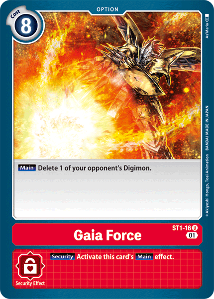 Gaia Force [ST1-16] (Alternative Art) [Starter Deck: Gallantmon] | Event Horizon Hobbies CA