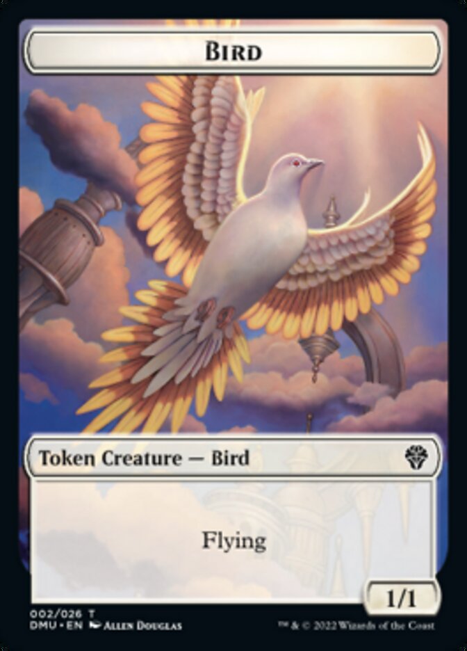 Bird (002) // Zombie Double-sided Token [Dominaria United Tokens] | Event Horizon Hobbies CA