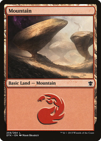 Mountain (259) [Dragons of Tarkir] | Event Horizon Hobbies CA