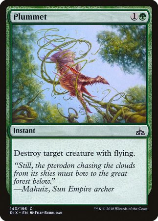 Plummet [Rivals of Ixalan] | Event Horizon Hobbies CA