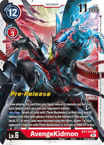 AvengeKidmon [BT7-015] [Next Adventure Pre-Release Cards] | Event Horizon Hobbies CA