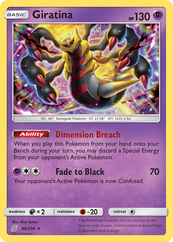 Giratina (86/236) [Sun & Moon: Unified Minds] | Event Horizon Hobbies CA