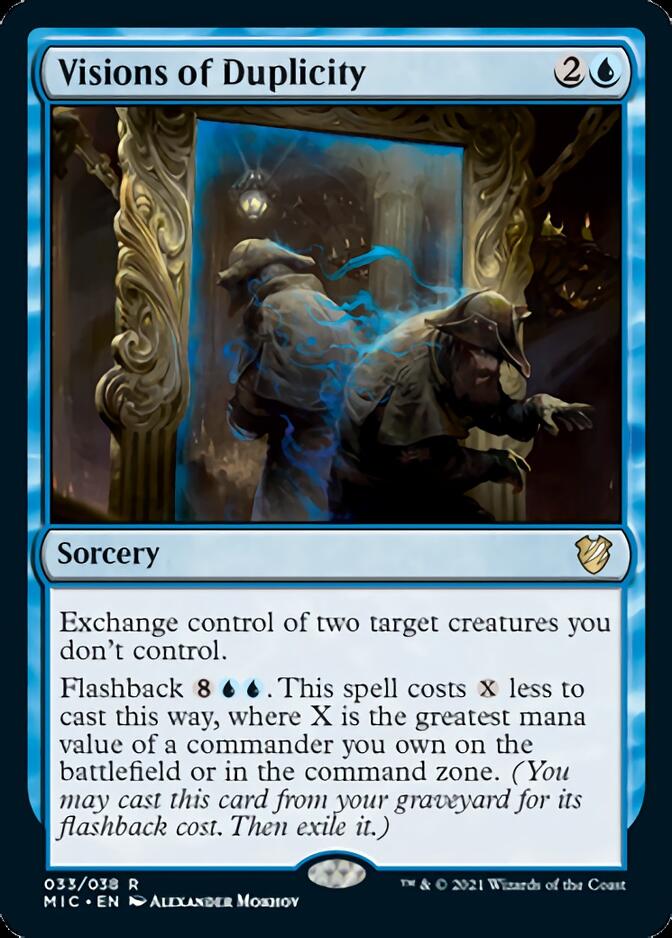 Visions of Duplicity [Innistrad: Midnight Hunt Commander] | Event Horizon Hobbies CA