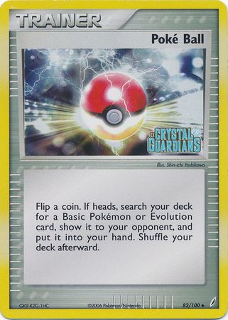 Poke Ball (82/100) (Stamped) [EX: Crystal Guardians] | Event Horizon Hobbies CA