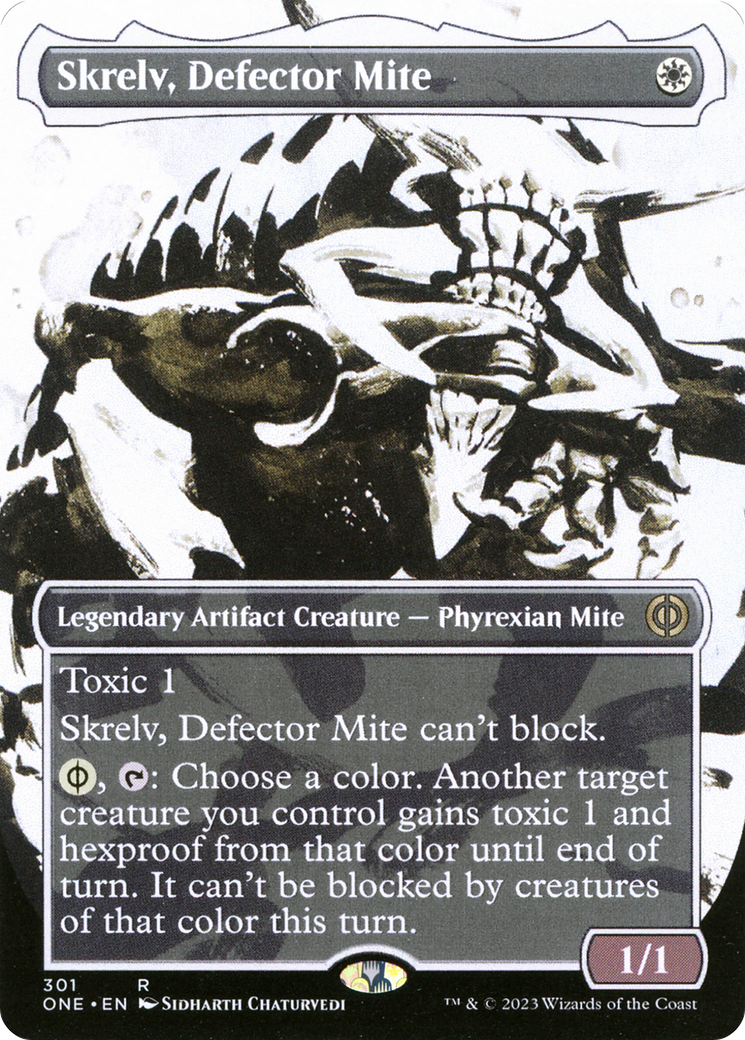 Skrelv, Defector Mite (Borderless Ichor) [Phyrexia: All Will Be One] | Event Horizon Hobbies CA