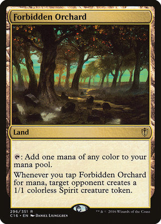 Forbidden Orchard [Commander 2016] | Event Horizon Hobbies CA