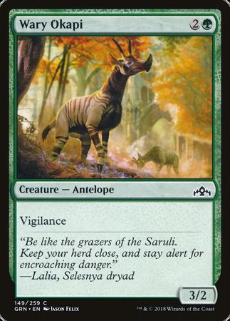 Wary Okapi [Guilds of Ravnica] | Event Horizon Hobbies CA