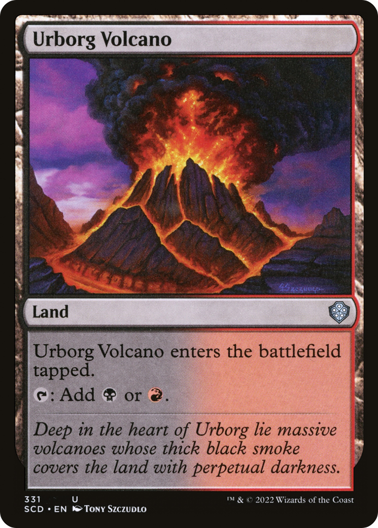 Urborg Volcano [Starter Commander Decks] | Event Horizon Hobbies CA