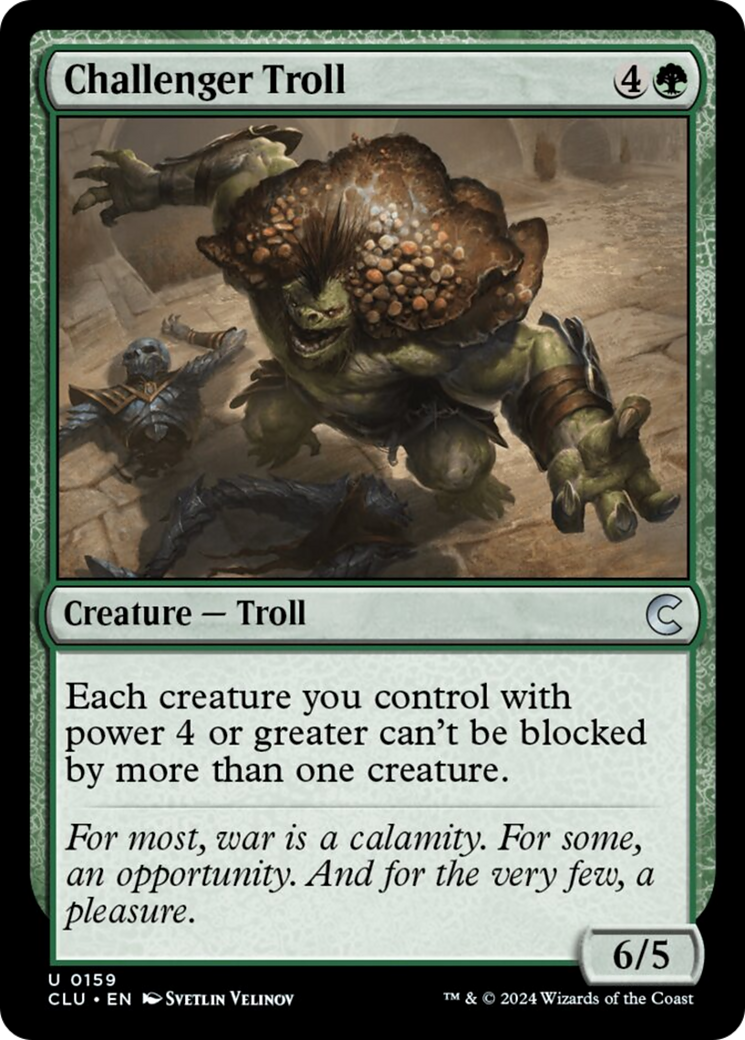 Challenger Troll [Ravnica: Clue Edition] | Event Horizon Hobbies CA