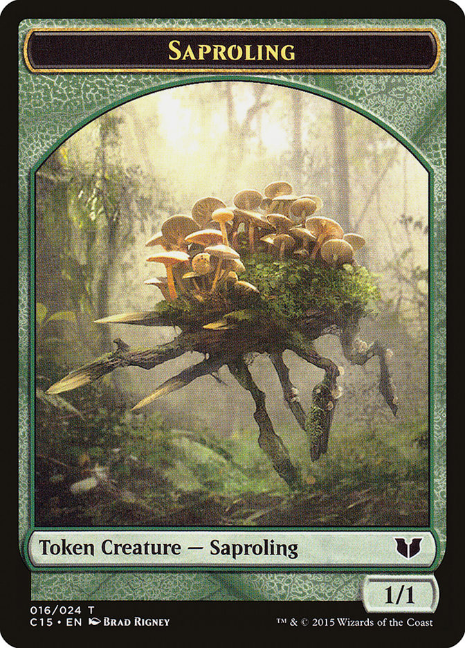 Snake (017) // Saproling Double-Sided Token [Commander 2015 Tokens] | Event Horizon Hobbies CA