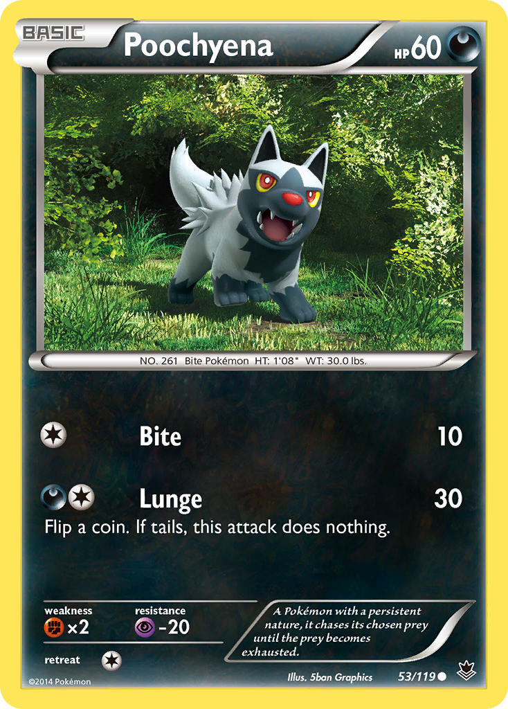 Poochyena (53/119) [XY: Phantom Forces] | Event Horizon Hobbies CA