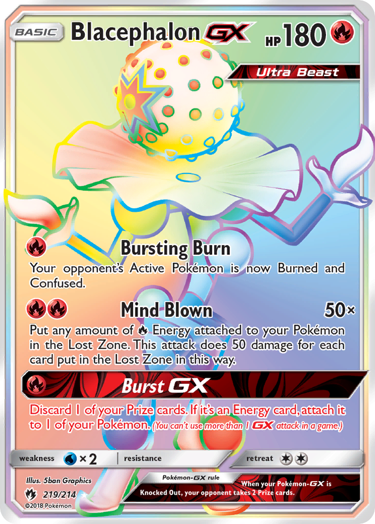 Blacephalon GX (219/214) [Sun & Moon: Lost Thunder] | Event Horizon Hobbies CA