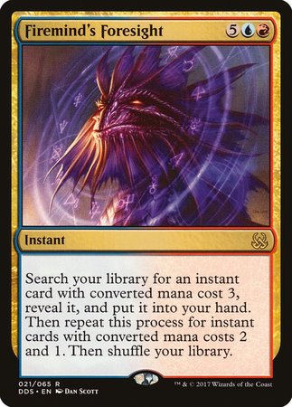 Firemind's Foresight [Duel Decks: Mind vs. Might] | Event Horizon Hobbies CA